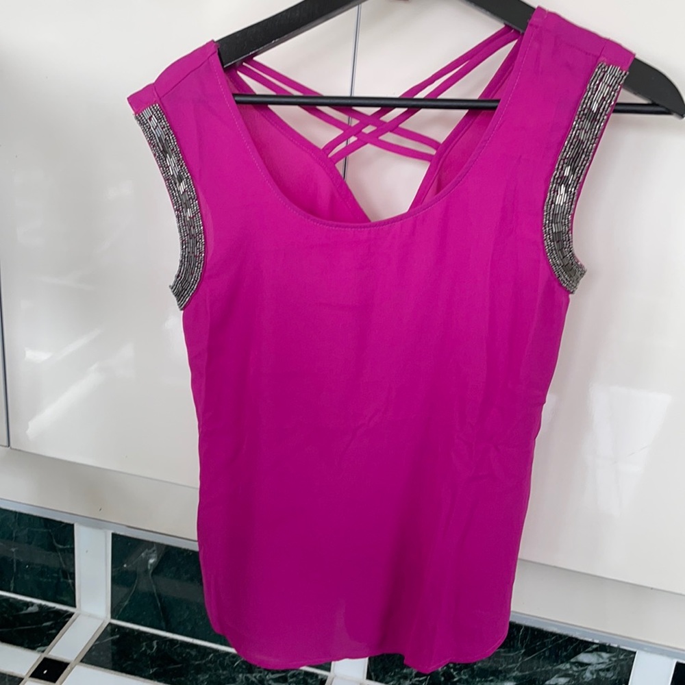 Blue Pepper: beaded top